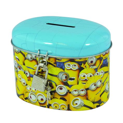 minion metal box|minion toy box.